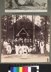 Group portrait on occasion of centenary of Christianity in Madagascar, 1918