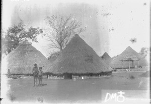 Buildings with thatched roofs in southern Africa