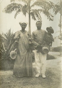 Christian family, in Gabon