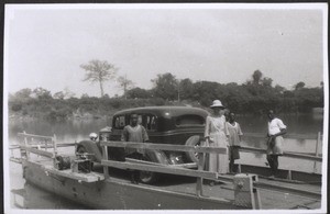 Ferry over a tributary of the Volta, Otisu (?). 1936