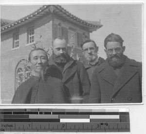 Maryknoll priests at Andong, China, 1930
