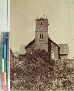 Exterior view of Ambatovinaky Church, Antananarivo, Madagascar, ca.1895