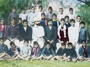 Siwan - Mr B Orphan boys and men, India, 1914