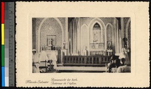 Missionary sisters within a chapel, Congo, ca.1920-1940