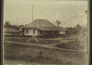 Das Wohnhaus des Administrateurs von der Gummi-Plantage