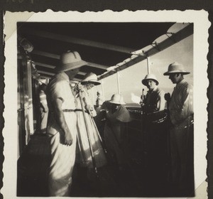 Basel missionaries on the steamer