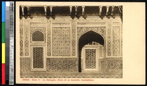 Mausoleum door, India, ca.1920-1940