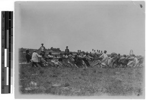 Tug of war in Baziya, South Africa East