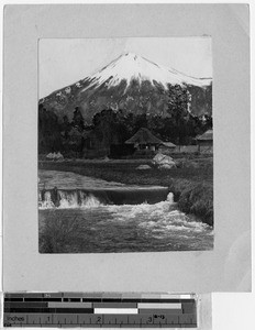 Village near Mt. Fuji, Japan, ca. 1920-1940