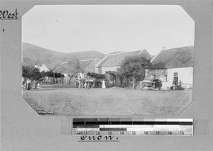 Row of houses, Enon, South Africa