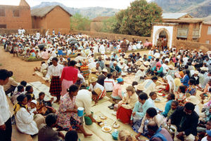 Revival Meeting with public dining in Soatanana