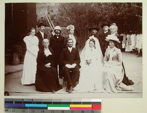 Anders Olsen and Johanne Hoel's wedding, Antsahamanitra, Antananarivo, Madagascar, 1900-11-08