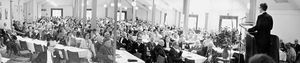 Overview of the DMS Annual Meeting at Nyborg Strand, May 1967. The Missionary, Rev. Frode Leth-