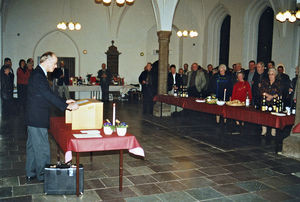 Danish Santal Mission Secretary General Jørgen Nørgaard Pedersen's 60th reception in Helligånds