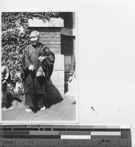 An elderly woman at Dalian, China