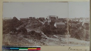 Panoramic view in two pages, Antananarivo, Madagascar, 1901