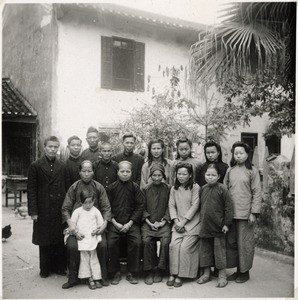 Candidates for baptism Christmas 1948