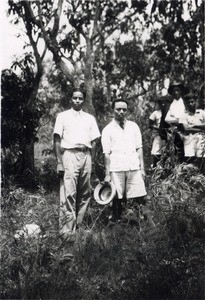 Mr. Rasoanaiva and Mr. Rafama'Anbriazafy, professors in Antananarivo, Madagascar