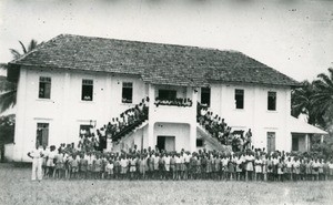 Mission school of Deido, in Cameroon