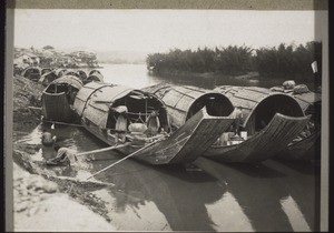 Boats in the harbour of Kayin