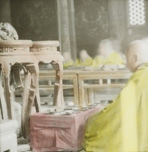 Temple. Hour of Offering, China, ca. 1905-1914