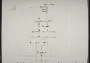 Grundriss des gewöhnlichen Götzentempels in Süd Mahratta