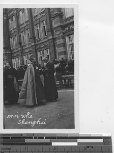 Priests at Zikawei College at Shanghai, China, 1924