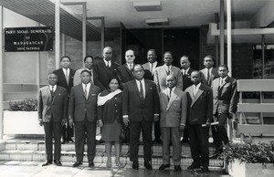 New members of the director committee of PSD (Parti Social Démocrate), in Madagascar