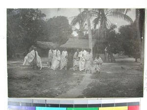 Leprous on their way to church, Bekoka, Morondava, Madagascar, ca.1935