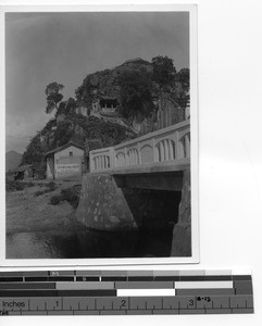 A bridge across the border in Soule, China, 1934