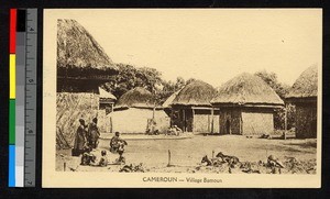 Village huts, Cameroon, ca.1924