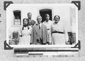Brother Balie and part of his family, Pella, South Africa, 1934