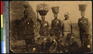 Preparing manioc, Bandundu, Congo, ca.1920-1940