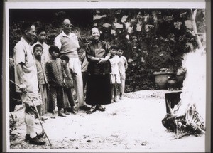 Chinese christians burning offerings