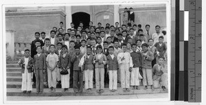 Boys First Communion class, Huehuetenango, Guatemala, December 1944