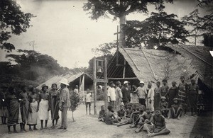 Church in the annex Nengé Yohn of the mission station of Samkita, in Gabon