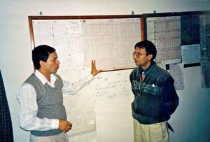 Preparation of fieldwork at a TB Hospital in Nepal. (Probably managed by INF)