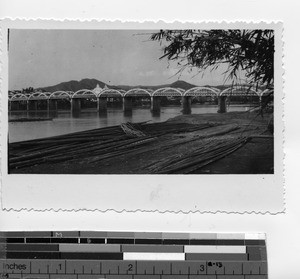 A bridge at Meixien, China