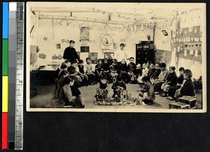 Young children at the mission school, Sichuan, China, ca.1920-1925