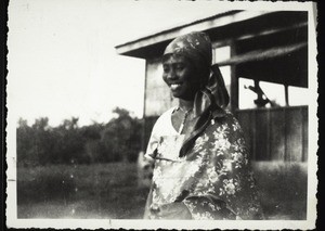 Die Lieblingsfrau des Königs von Asante Nana Prempeh II. Juli 1936