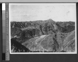 Mountain roads at Ing Tai, Fujian, China, ca. 1920