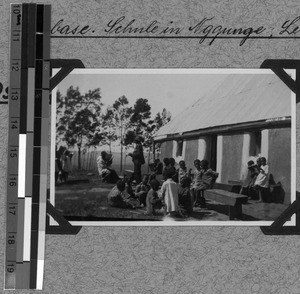 School in Ngqunge, Tabase, South Africa East, 1932