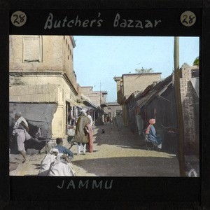 Butcher's Bazaar, Jammu, ca.1875-ca.1940