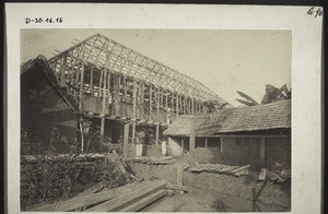 Unfinished mission-house in Kumase. 1898