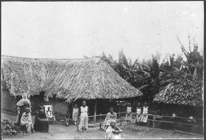 A temporary hospital, Machame, Tanzania, ca.1900-1912