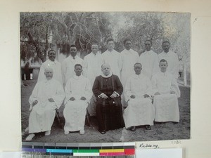 Ordination, two pastors, Toliara(?), Madagascar