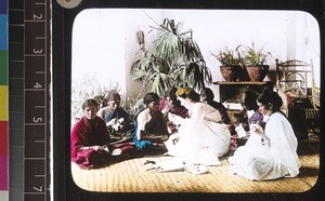 Sewing lesson, Andhra Pradesh, India, s.d