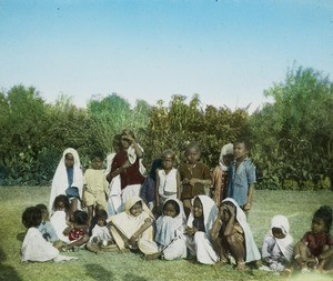 Indian boys and girls, India, ca. 1930