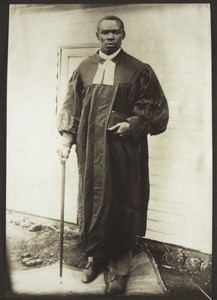 Pastor Johannes Litumbe Ekese, ordiniert am 9. April 1917; Ostermontag am Missionsfest der Gemeinde Bueas zu Bonamabio