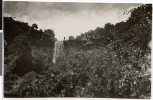 Waterfall of a tributary of the Guder River near Ambo, Ethiopia, 1928-12